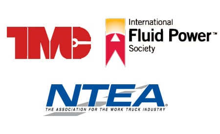 Parker memberships include the International Fluid Power Society, NTEA, and the American Trucking Association